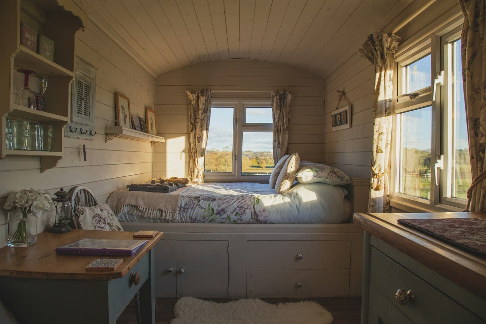 Sfeervolle, lichte B&B-kamer